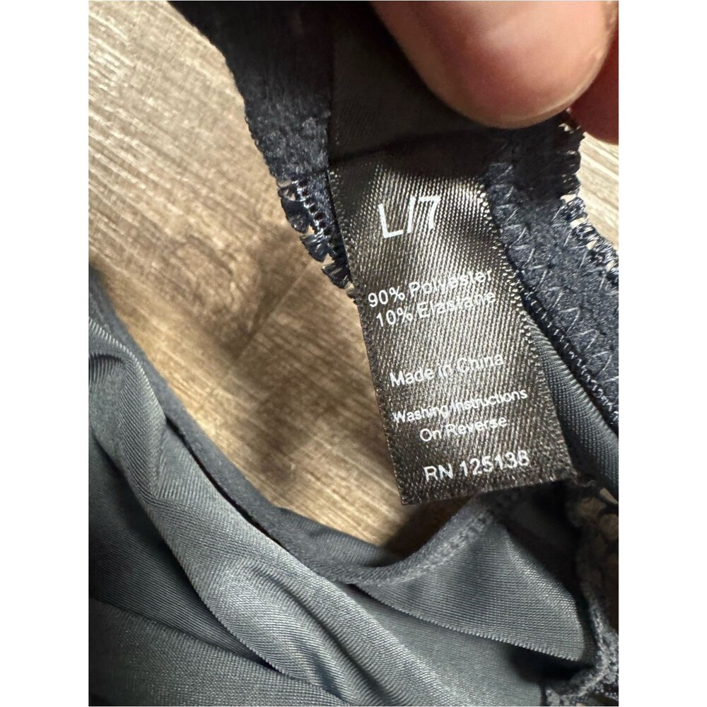 Inteco Intimates Grey One Piece Size Large - Picture 4 of 8